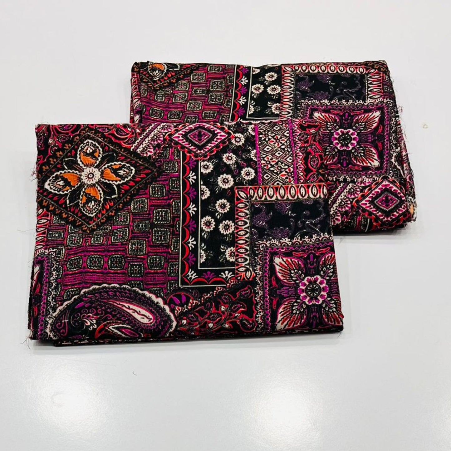 Ethnic Unstitched 2-Piece — Bana Dora Lawn with All Over Print