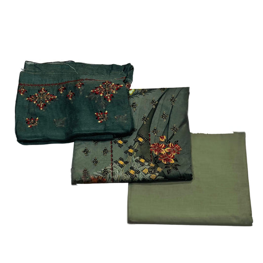 NEVRA | 3PC | UNSTITCHED EMBROIDERY LAWN