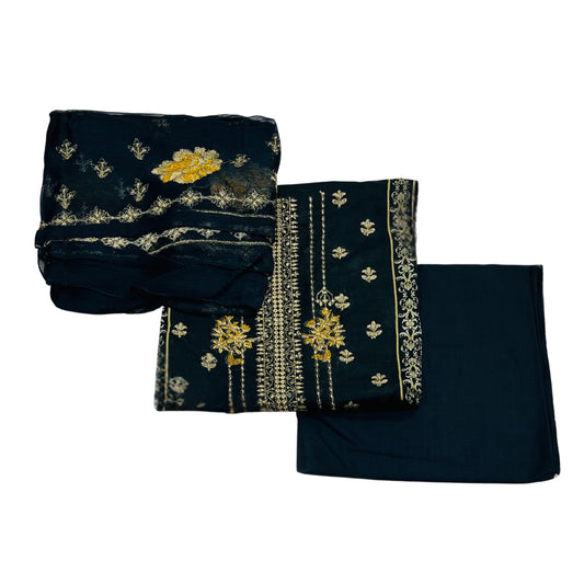 LARNO | 3PC | UNSTITCHED EMBROIDERY LAWN