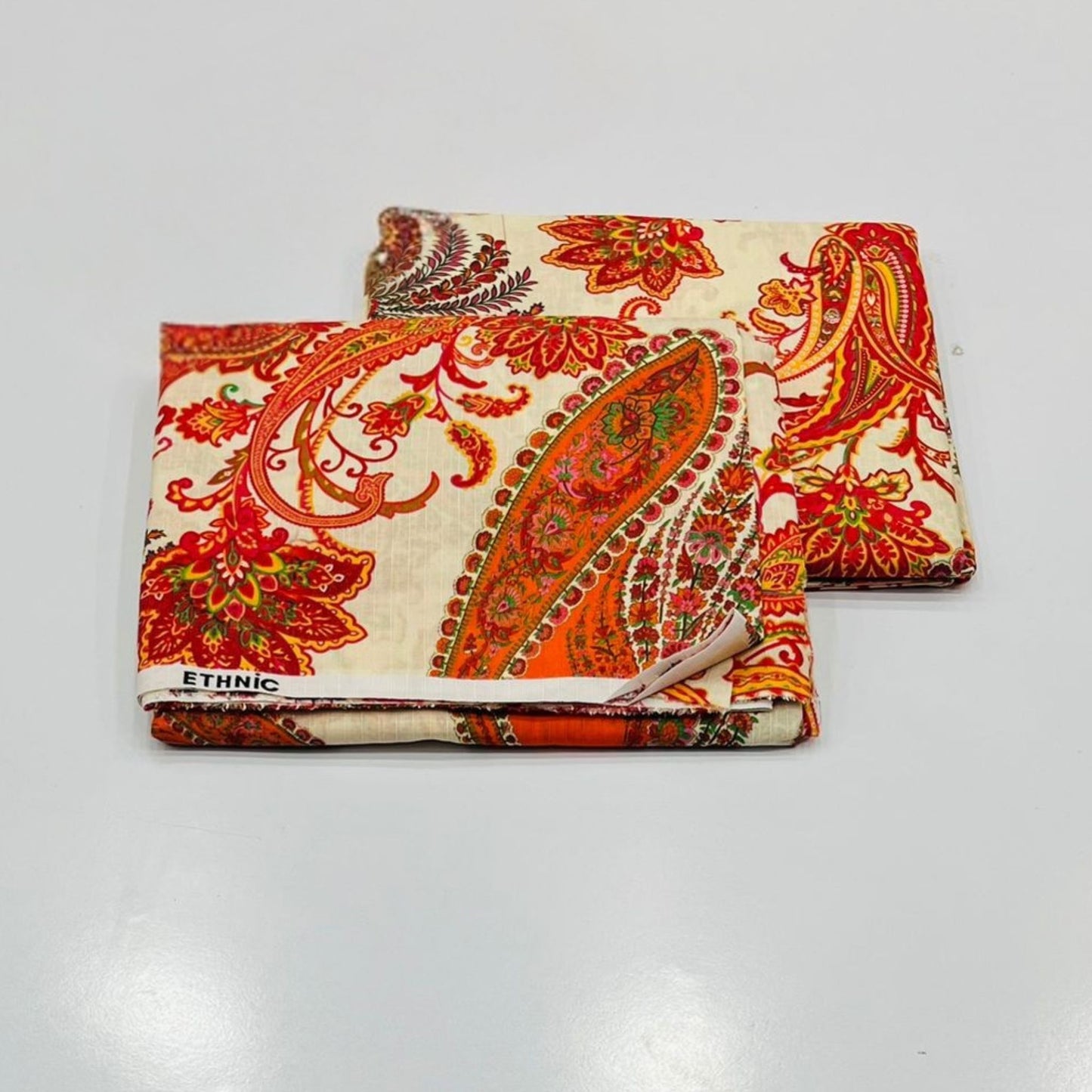 Ethnic Unstitched 2-Piece — Bana Dora Lawn with All Over Print