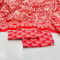 Patterned unstitched 3-piece lawn suit fabric with ethnic print